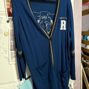 Warner Bros. Harry Potter Blue Knit Sweater with Crest Detail